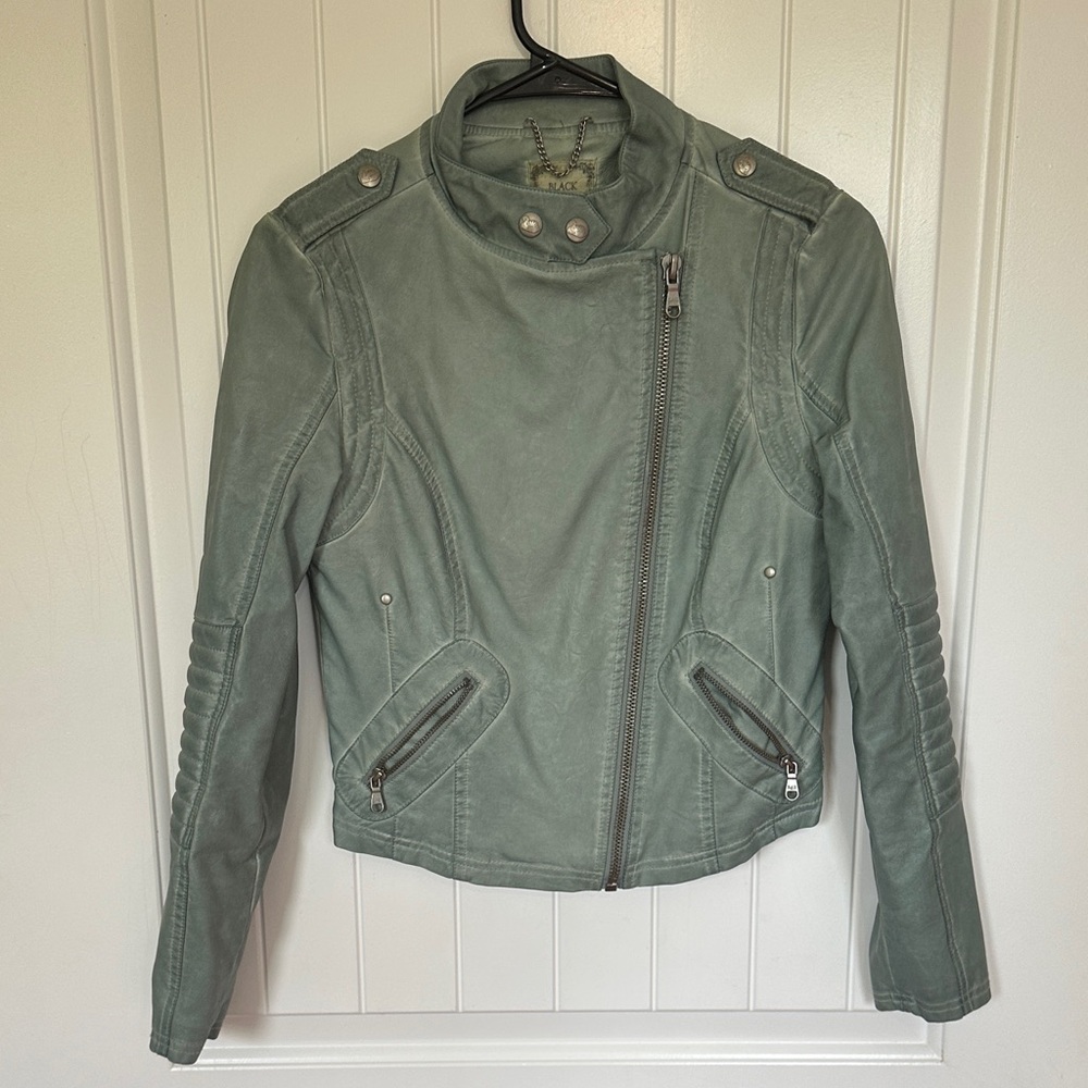 Black Swan Sage Leather Jacket